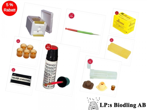 Drottningodlingspaket i gruppen Biodling / Drottningodling / Odlingsverktyg & System hos LP:S Biodling AB (100062LP)
