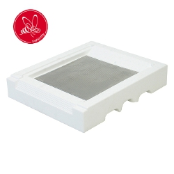 Botten Langstroth ny modell 100 gram, 64 st/pall i gruppen Biodling / Kupor och tillbehr / Nackakupan Langstroth hos LP:S Biodling AB (100029LP)