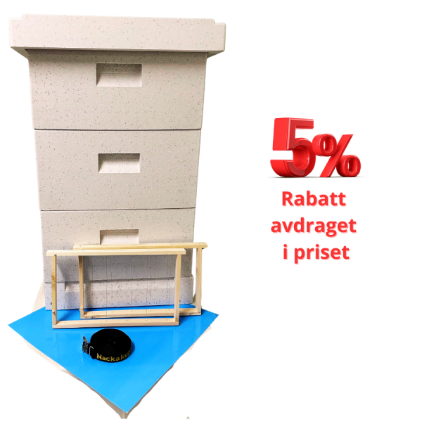 Kuppaket LN 3 st sargar med ramar mm i gruppen Biodling / Kupor och tillbehör / Paketpris på kupor hos LP:S Biodling AB (100057BLP)