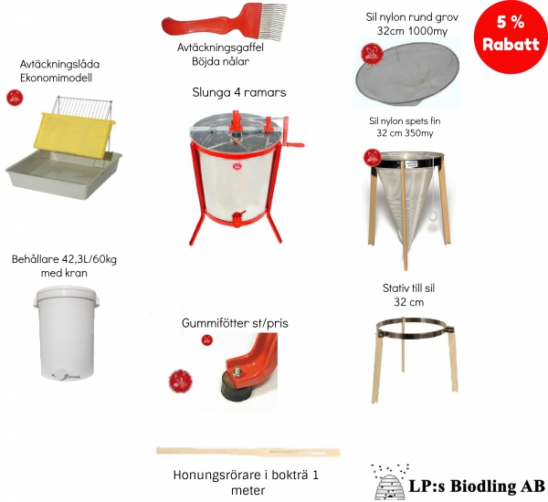 Nybrjarpaket slunga 2025 Max ett paket/kund. i gruppen Nybrjare hos LP:S Biodling AB (100058LP)