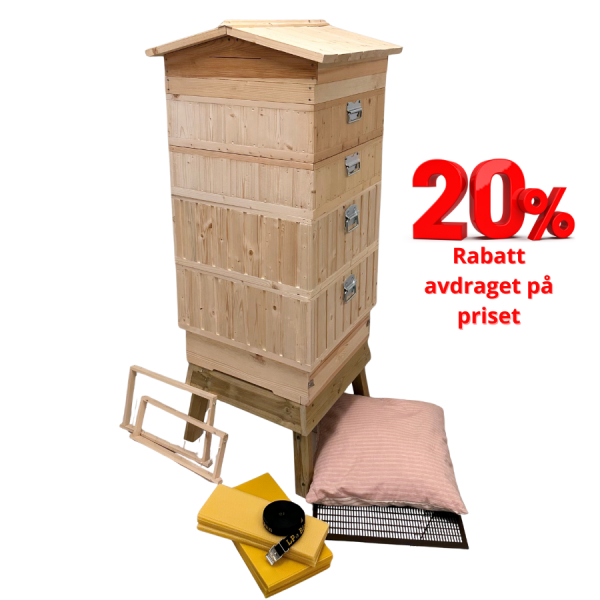 Nybörjarpaket träkupa 2025 Max ett paket/kund. i gruppen Nyheter hos LP:S Biodling AB (100064LP)