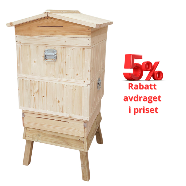 Träkupa Paketpris i gruppen Biodling / Kupor och tillbehör / Träkupor hos LP:S Biodling AB (101225LP)