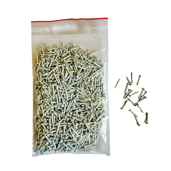 Nubb vit 12 mm/1,4 mm, ca 1050 st i gruppen Biodling / Kupor och tillbehr / Ramtillverkning hos LP:S Biodling AB (103351LP)
