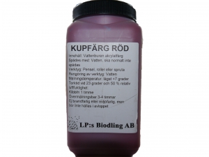 Färg till cellplastkupa Röd 1000 ml i gruppen Biodling / Kupor och tillbehör / Tillbehör hos LP:S Biodling AB (103799LP)