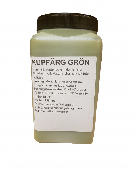 Frg till cellplastkupa, Grn 1000 ml i gruppen Biodling / Kupor och tillbehr / Tillbehr hos LP:S Biodling AB (103801)