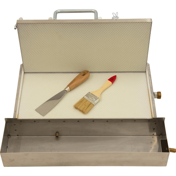 Kakgjutform Dadant + 420*285 mm. 5,1 mm Passande till 2* 3/4 Langstroth 424*142 i gruppen  hos LP:S Biodling AB (104456LP)