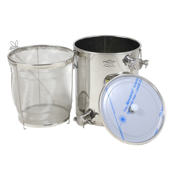 Frfilter 30 kg med rostfri silinsats fin i gruppen Skrd / Honungstappning / Centrifuger/Separator hos LP:S Biodling AB (109159)