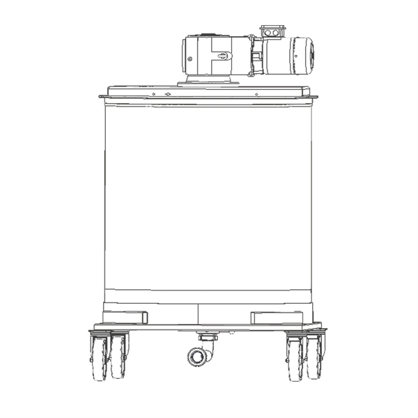 Omrrare Elektrisk 700L/1000 kg Dubbelmantlad 400V 13 RPM i gruppen Skrd / Frvaring Omrrning Behllare / Omrrning / Elektriska rrverk hos LP:S Biodling AB (109516)