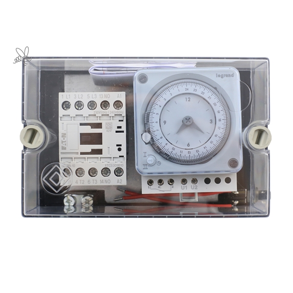 Elektroniskt tidur till 400V i gruppen Skrd / Frvaring Omrrning Behllare / Omrrning / Elektriska rrverk hos LP:S Biodling AB (109550)