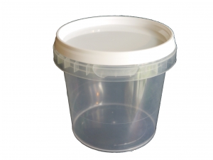 Plastburk 300 gr/240ml klar med vitt lock 95mm finns ven med klart lock NPA avgift ingr i gruppen Burkar Kartong Etiketter / Plastburkar Hinkar hos LP:S Biodling AB (111060HLP)