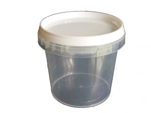 Plastburk 300gr/240ml klar med vitt lock 95mm finns ven med klart lock NPA avgift ingr i gruppen Burkar Kartong Etiketter / Plastburkar Hinkar hos LP:S Biodling AB (111060HLP)