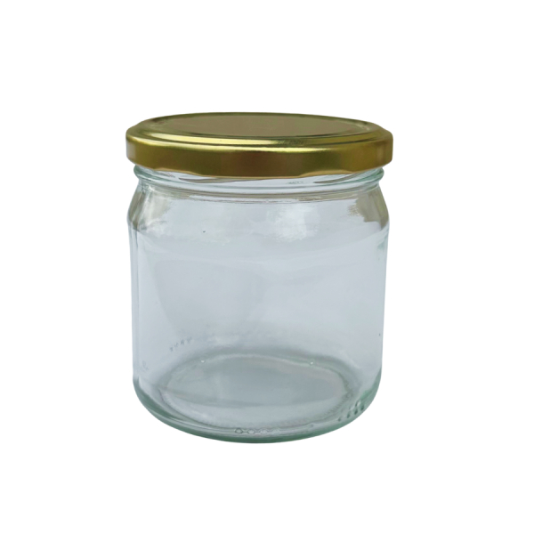 Glas 500 g/420 ml 24 st plastpack m lock i gruppen Burkar Kartong Etiketter / Glasburkar hos LP:S Biodling AB (111064)
