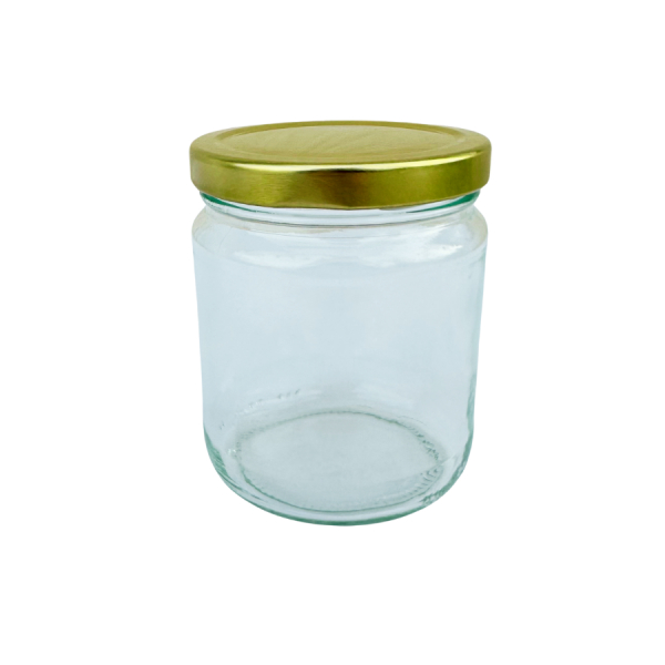 Glas 350 g/300 ml. 24 st i plastpack m lock i gruppen Burkar Kartong Etiketter / Glasburkar hos LP:S Biodling AB (111067)