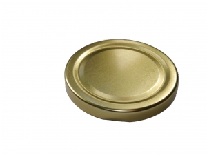 Lock 82 mm Guld 740st/kart BPA fria i gruppen Honungshantering / Emballage / Plåtlock hos LP:S Biodling AB (111068)