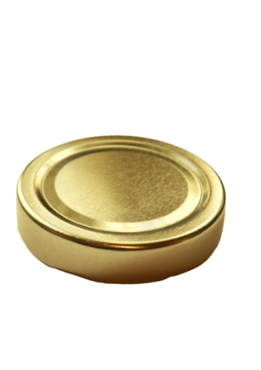 Lock 66 mm. DTO Guld 800 st/kartong BPA fria NPA avgift ingr i gruppen Burkar Kartong Etiketter / Pltlock hos LP:S Biodling AB (111075LP)