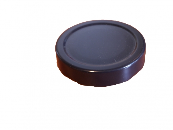 Lock 66 mm. DTO Svart PVC och BPA fria 900st/kart i gruppen Burkar Kartong Etiketter / Pltlock hos LP:S Biodling AB (111081LP)
