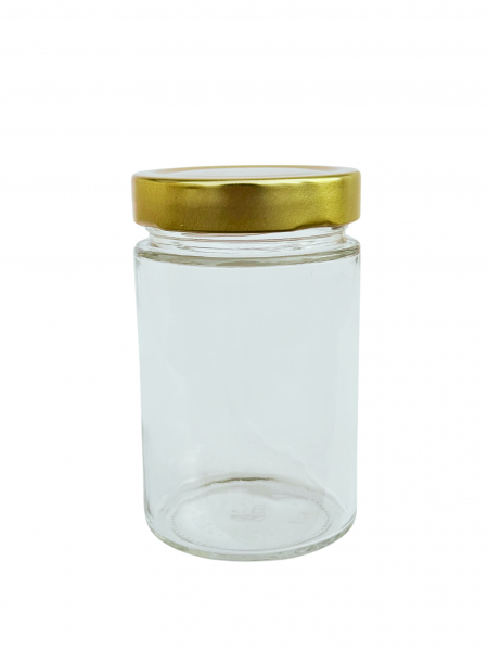 Glas 400 gr/327 ml. 12 st/kart. inkl lock DTO 66 mm. Guld PBAni NPA avgift ingr i gruppen  hos LP:S Biodling AB (111683ALP)