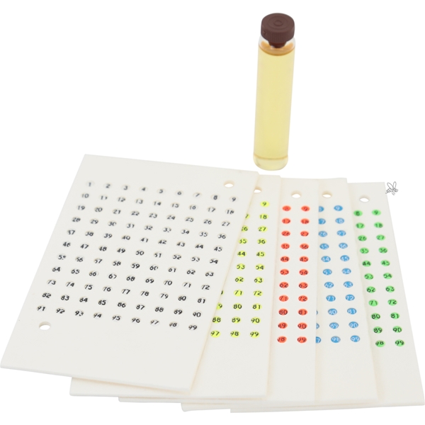 Nummerplattesystem med lim sjlvlysande i gruppen Biodling / Drottningodling / Mrkning hos LP:S Biodling AB (112902)