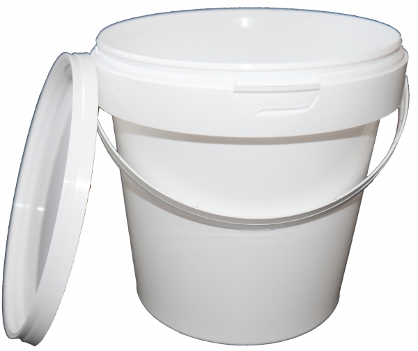 Hink 3 kg 2300 ml med 170 mm lock 1500 st/pall NPA avgift ingr i gruppen Burkar Kartong Etiketter / Plastburkar Hinkar hos LP:S Biodling AB (114021LP)