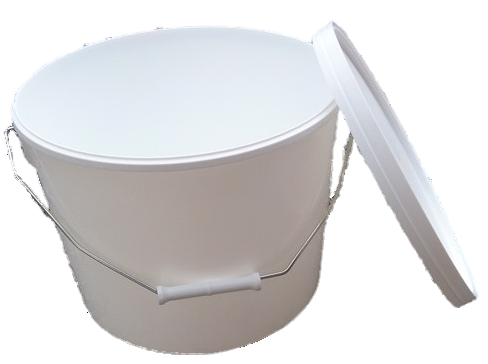 Hink 16 kg 12L 295 mm med lock 198 st/pall i gruppen Burkar Kartong Etiketter / Plastburkar Hinkar hos LP:S Biodling AB (114024LP)