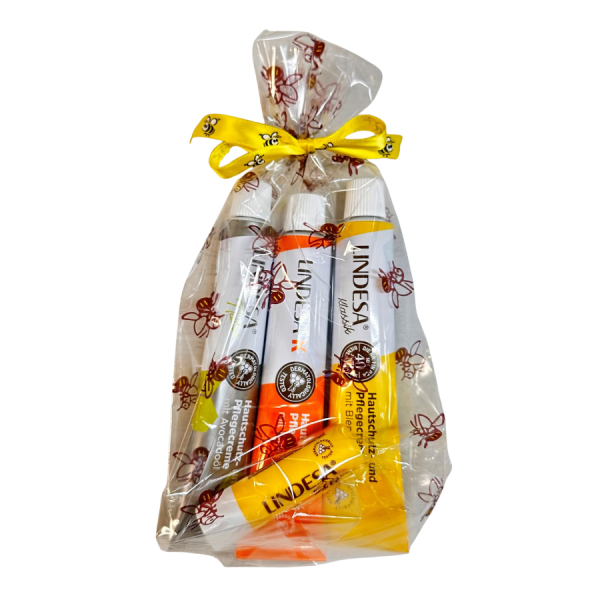 Lindesapaket med salvor och läppbalsam i gruppen Övrigt / Hudvård hos LP:S Biodling AB (117766LP)