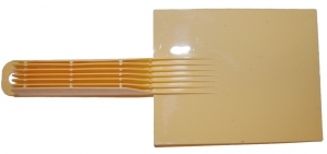 Plastskrapa med handtag gul i gruppen Honungshantering / Övrigt hos LP:S Biodling AB (213LP)