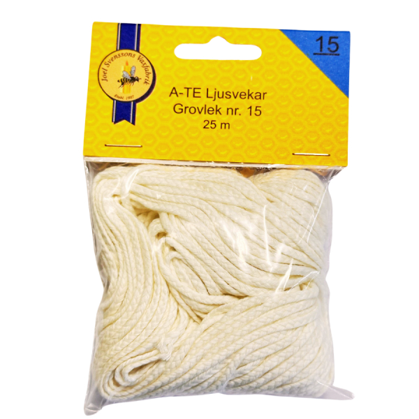 A-Te Ljusveke nr 15 6 st/kart i gruppen vrigt / Ljustillverkning hos LP:S Biodling AB (ATE115LP)