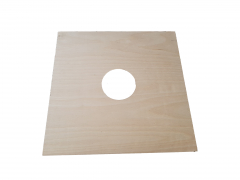 Foderplatta Langstroth tr 450*540 med hl i mitten