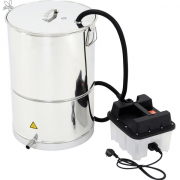 Vaxsmltare Rostfri behll, med ngaggregat