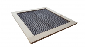 Spärrgaller plast m träram LN