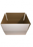 Kartong vit 12*400 g DTO eller 12*250 DTO.   Mtt 280*210*115 mm