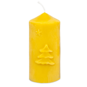 Silikonform blockljus med gran 5,5 * 12 cm