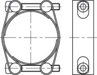Slangkl�mma industri 2" 55-65/20mm bredd