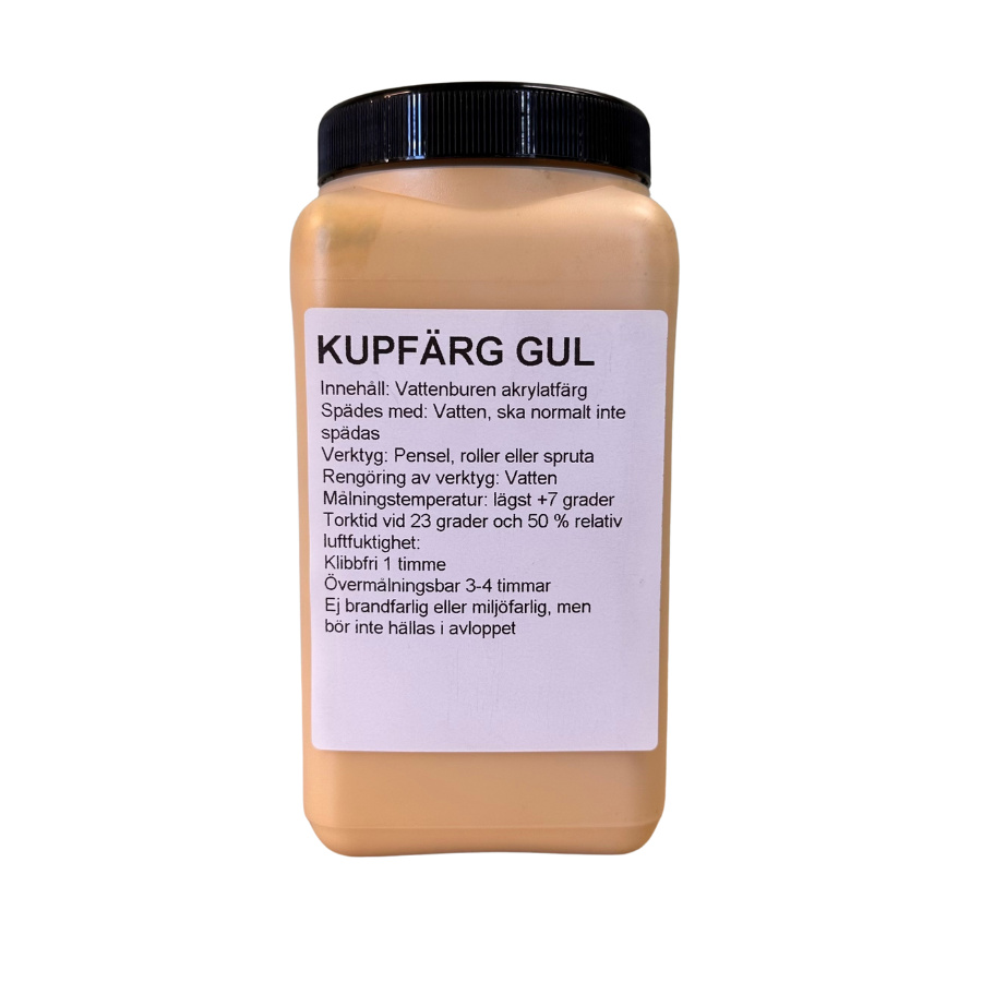 F�rg till cellplastkupa, Gul 1000 ml
