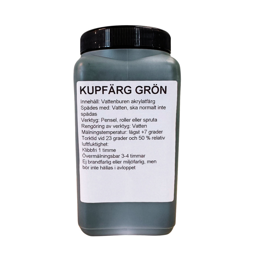 F�rg till cellplastkupa, Gr�n 1000 ml