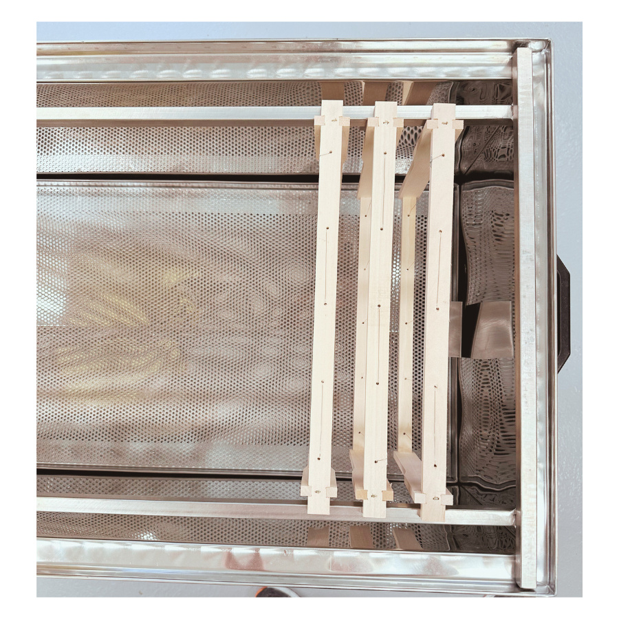 Avt�ckningsbord 20 ramar med avt�ckningsstativ LN/Langstroth LP:s