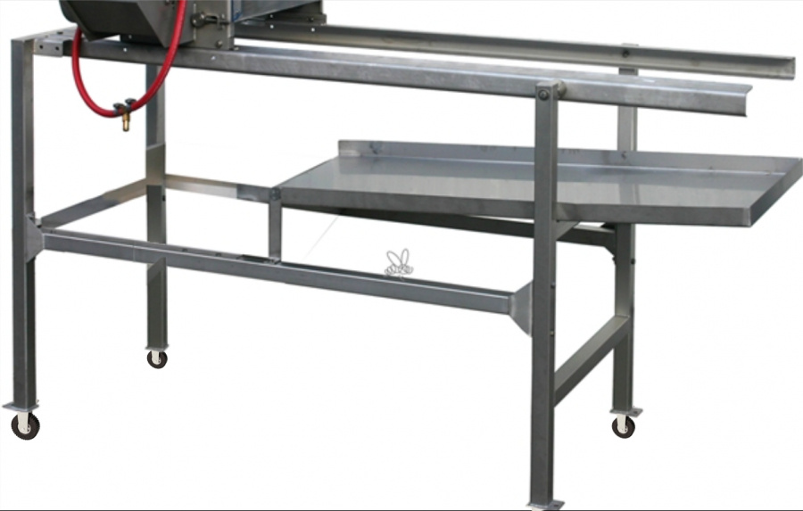 Stativ till knivavt�ckare 200c L=200 H=100 ink 4 hjul