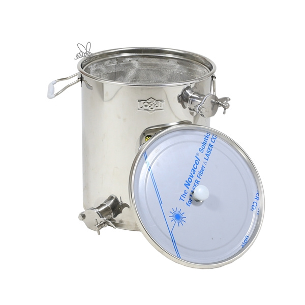 F�rfilter 30 kg med rostfri silinsats fin