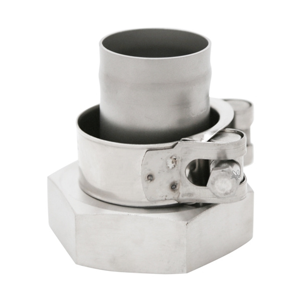 Slanganslutning Rak, 1 1/2BS- 1 1/2" Rostfri