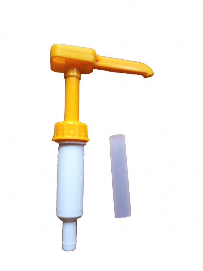 Pump till honungsburk 70 och 82 mm lock med h�l ing�r