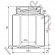 Glas 6-kant 250 g/191 ml. 2394 st m lock Glas 6-kant 250 g/191 ml. 2394 st m lock