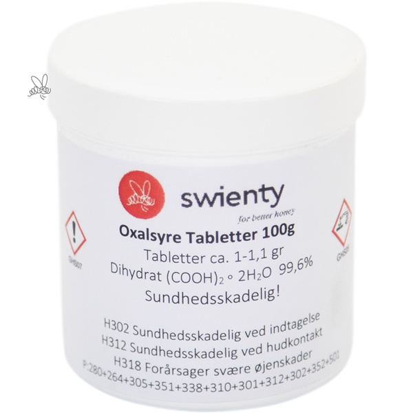 Oxsalsyre tablett 100 tabletter, 1 gr/st.