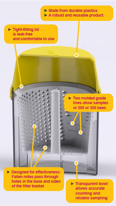 Varroa testare EASY CHECK