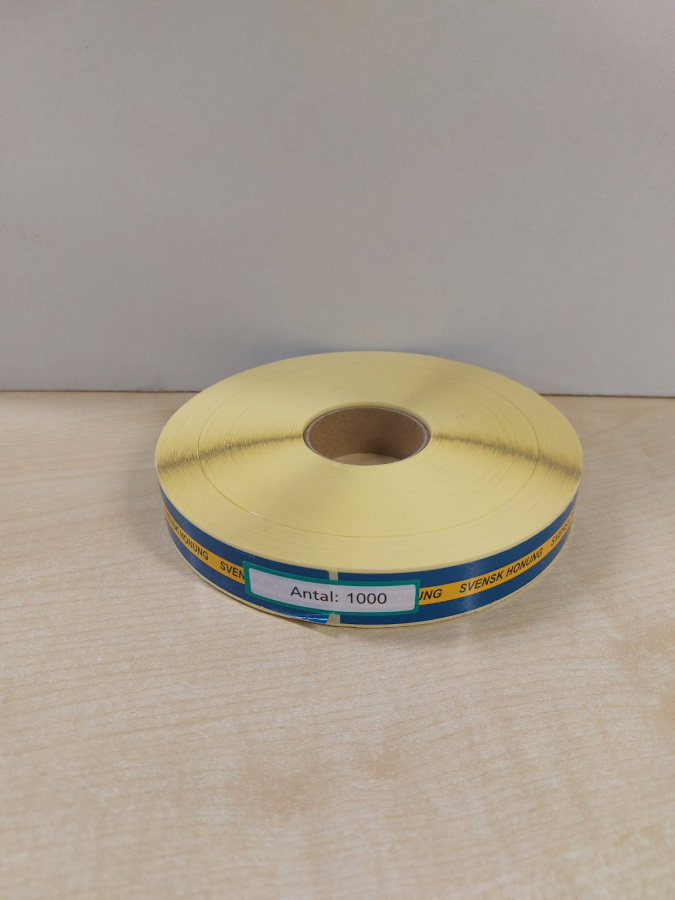 Sigill Honung svensk 1000 st/rulle Passande lockdispenser maskin