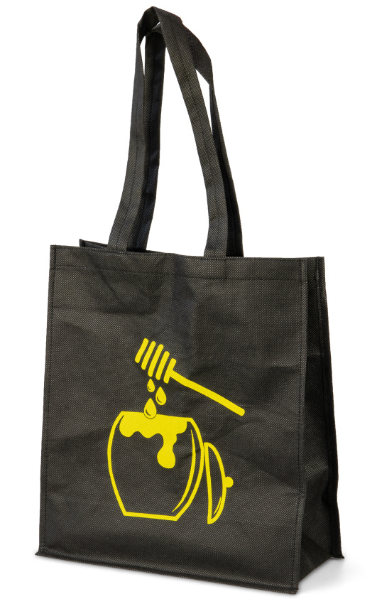 B�rkasse svart "Honungskruka"